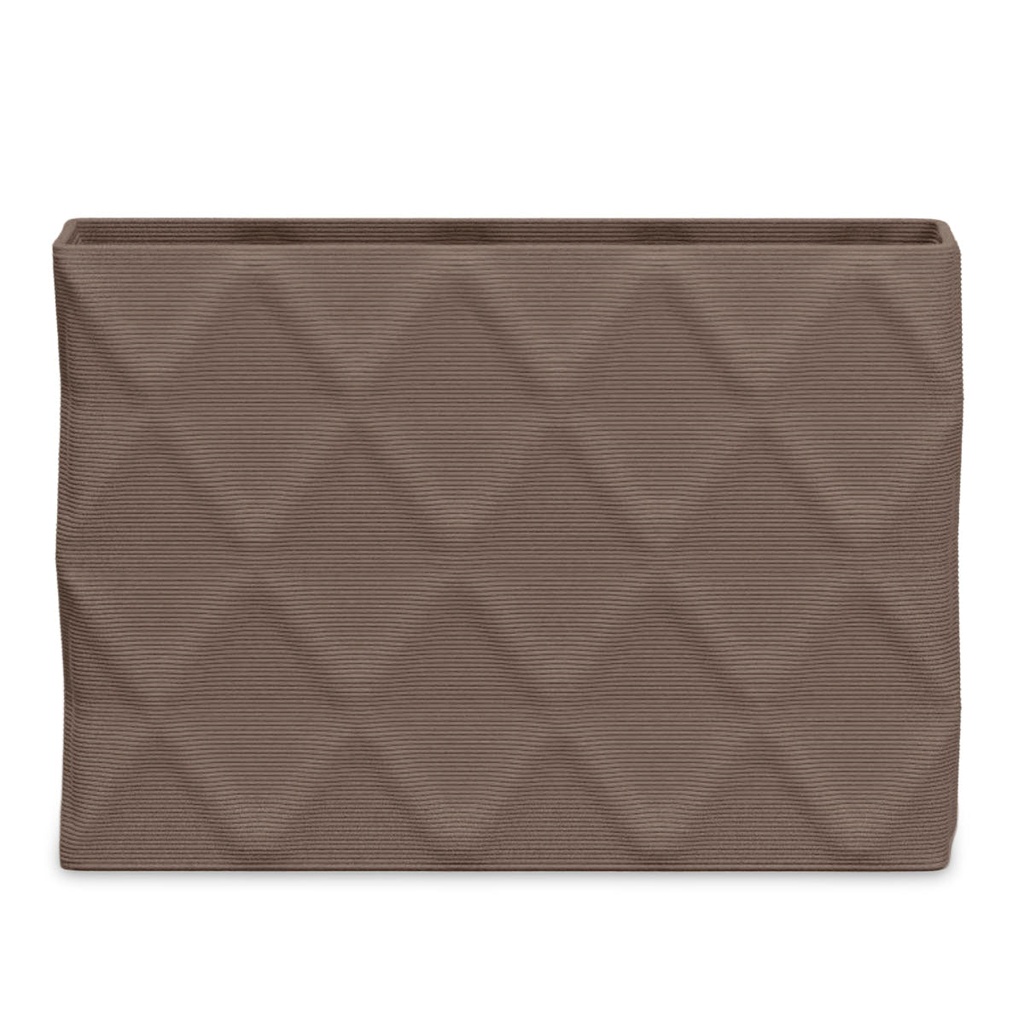 [PL-AVLA-XL-D01-RVEA] Avila Extra Large Rectangular Planter - Diamond 1 (Riverbed Earth)