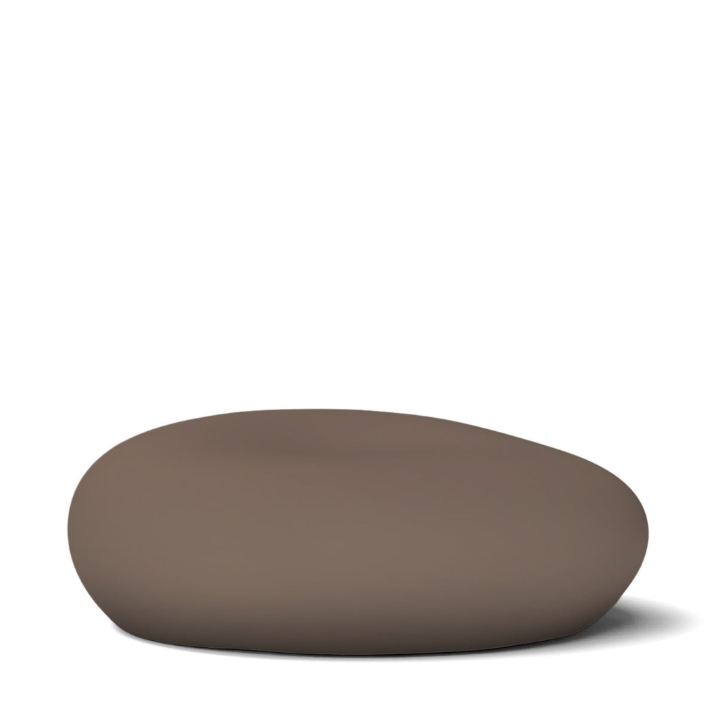 [BC-PEBL-XL-RVEA] Pebble Extra-Large Concrete Bench (Riverbed Earth)
