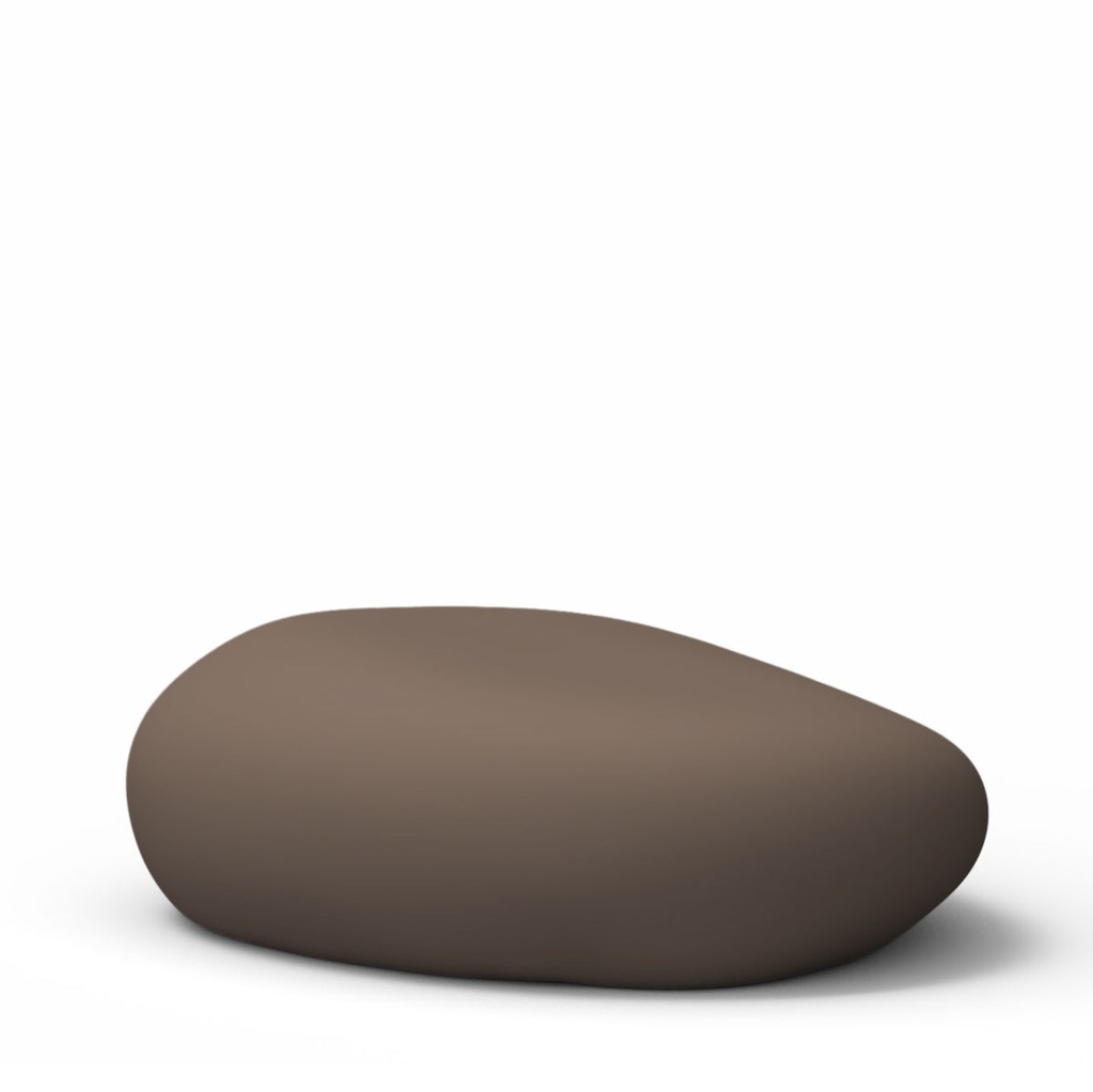 [BC-PEBL-MD-RVEA] Pebble Medium Concrete Bench (Riverbed Earth)