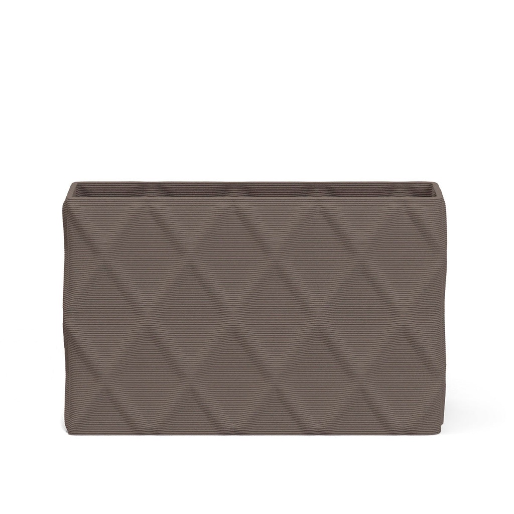 [PL-AVLA-MD-D01-RVEA] Avila Medium Rectangular Planter - Diamond 1 (Riverbed Earth)