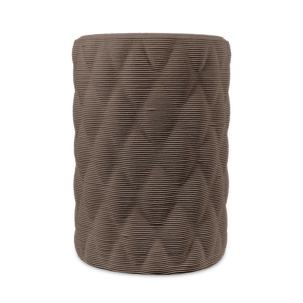 [PL-SOLA-XL-RVEA] Solana Extra Large Round Planter - Diamond 2 (Riverbed Earth)