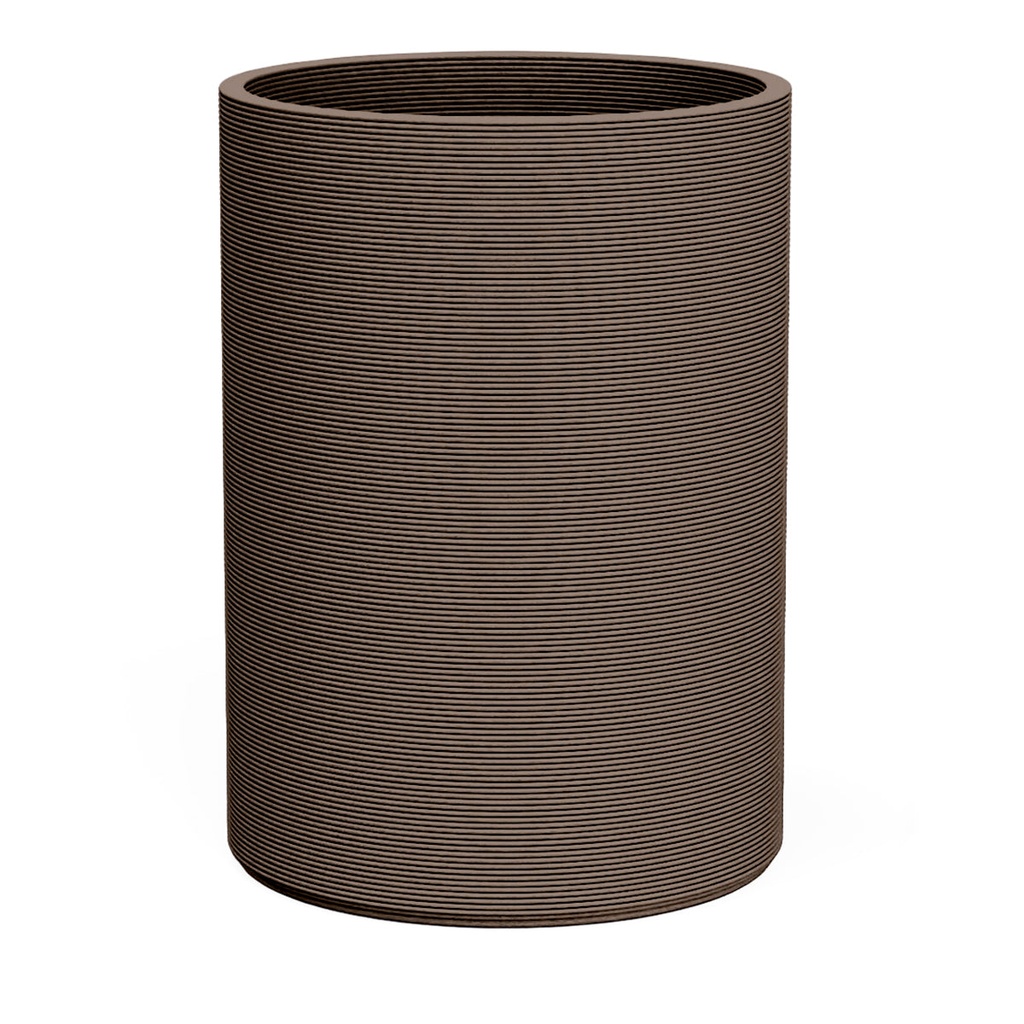 [PL-SOLA-XL-P01-RVEA] Solana Extra Large Round Planter - Stacks (Riverbed Earth)