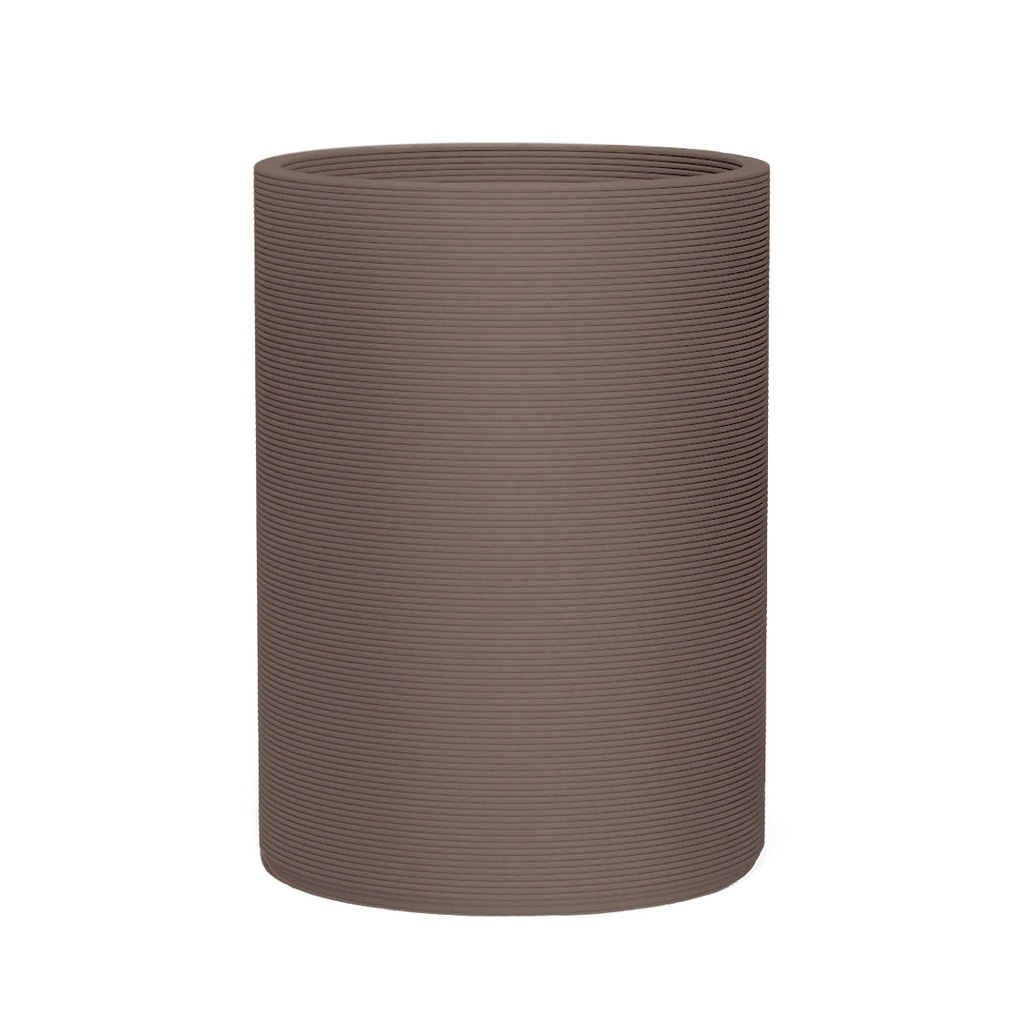 [DWR-PL-SOLA-LG-P01-RVEA] DWR Solana Large Round Planter - Stacks (Riverbed Earth)