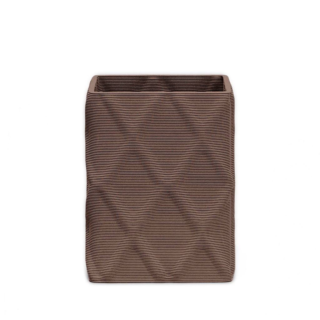 [PL-MNTR-MD-D01-RVEA] Montara Medium Square Planter - Diamond 1 (Riverbed Earth)